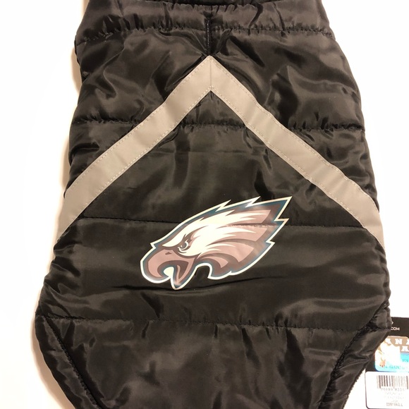 Philadelphia Eagles NFL Dog Pet Puffer Vest - Picture 3 of 4